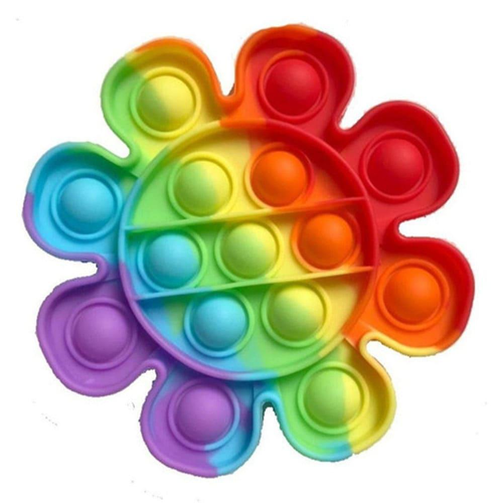 Juguete Pop It Fidget Flor Multicolor