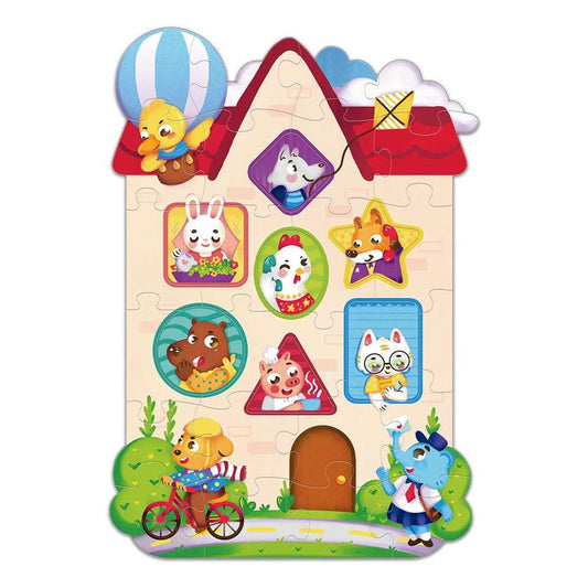 Rompecabezas Cuddly de Animales 30 Piezas