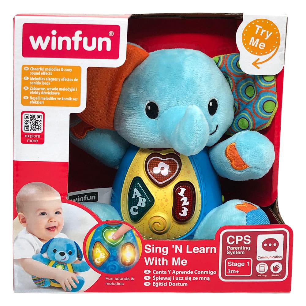 Elefante Winfun Canta y Aprende Conmigo