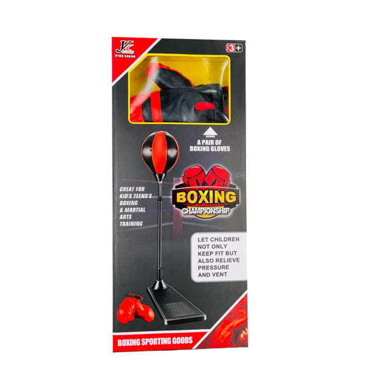 Pera Boxeador Huada Con Base y Guantes