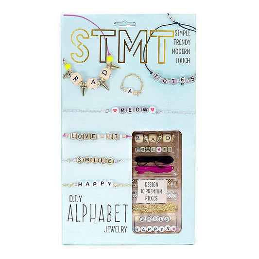 Set Para Crear Joyas DIY STMT de Alfabeto