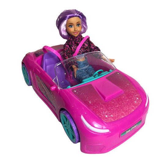 Muñeca Little Bebops Fashion Con Auto