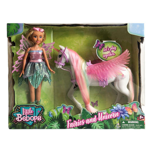 Muñeca Little Bebops Con Unicornio