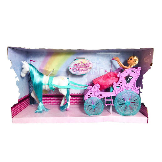 Muñeca Little Bebops Con Carruaje