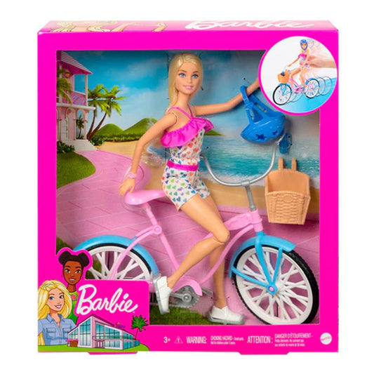 Muñeca Barbie Paseo en Bicicleta