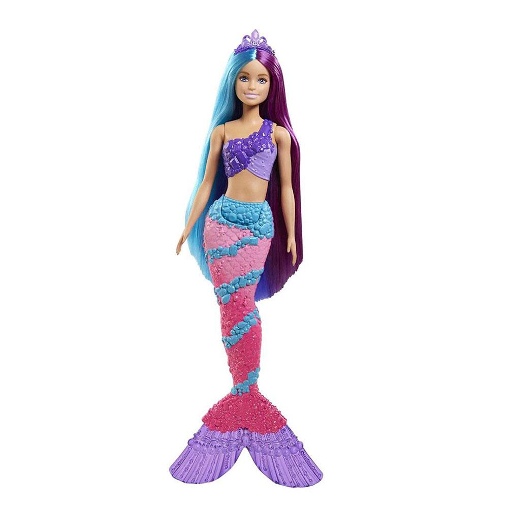 Muñeca Barbie Sirena Peinados Fantasticos