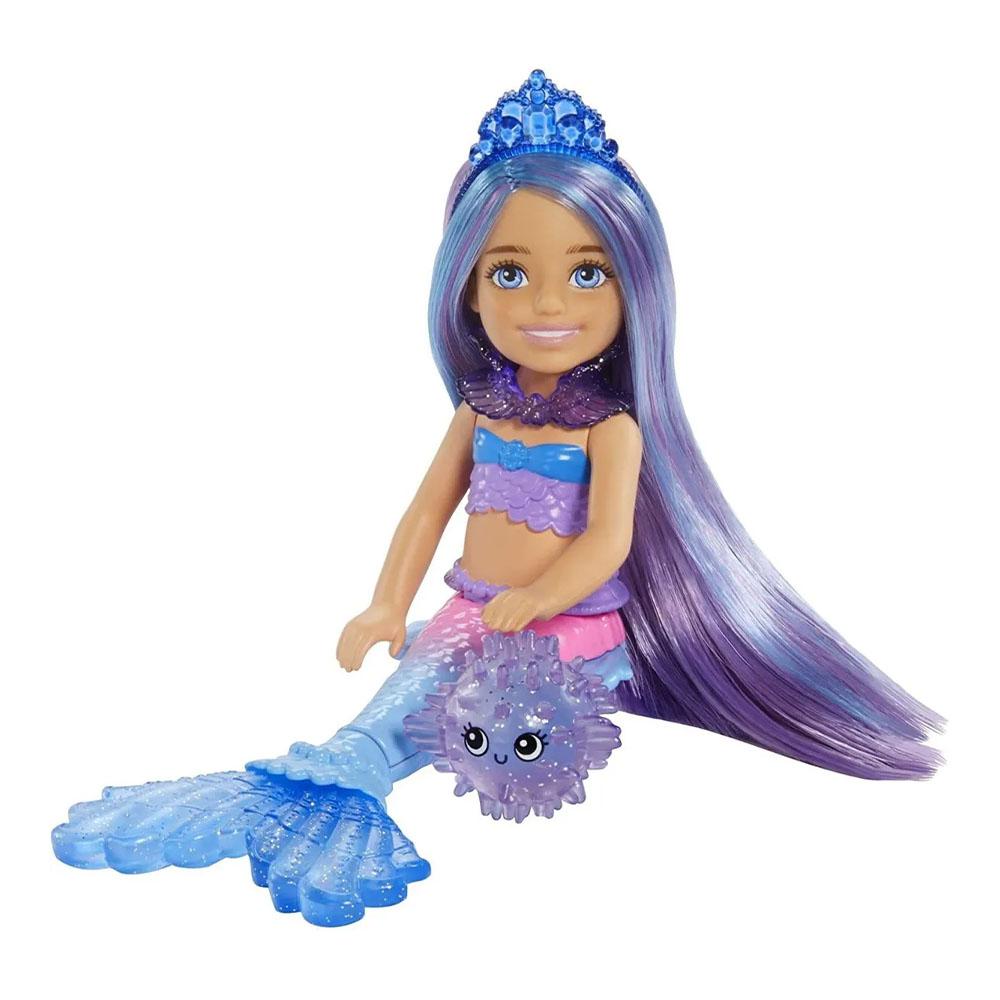 Muñeca Barbie Sirena Arcoíris Mágico