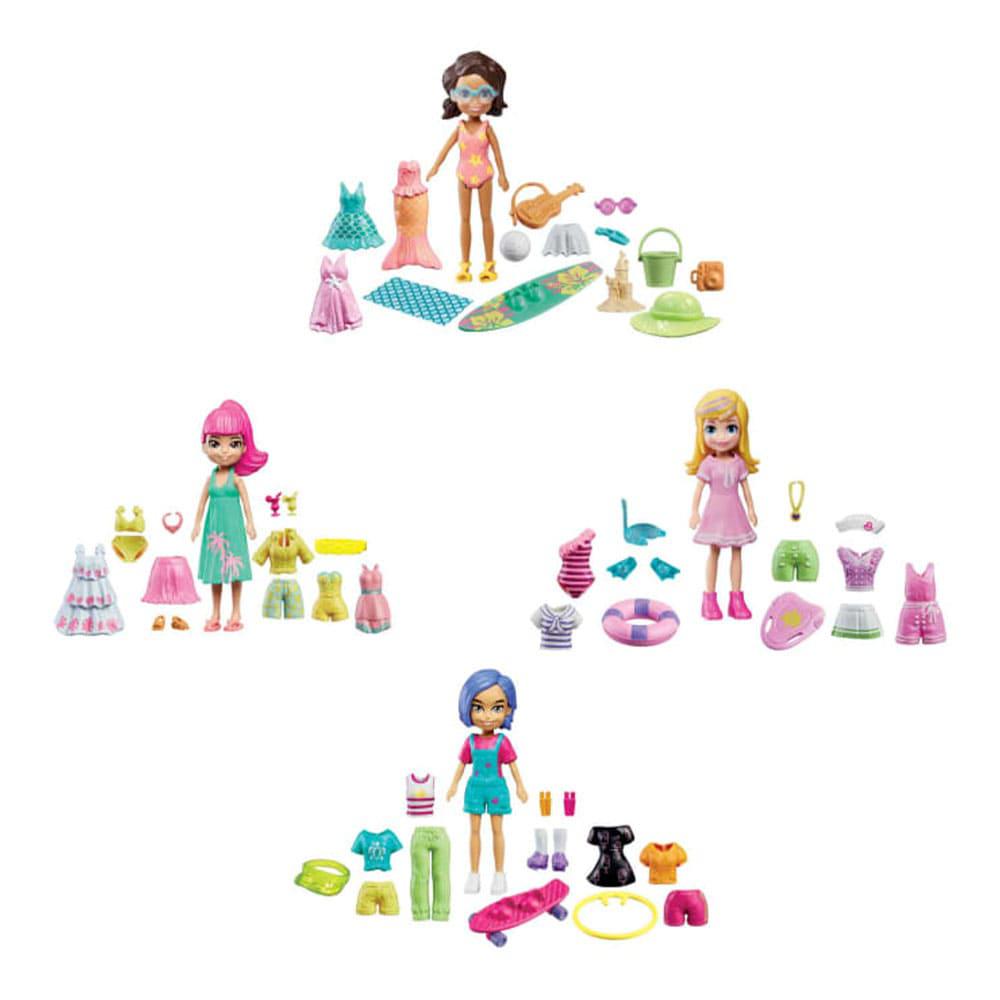 Muñecas Polly Pocket Super Colección Acuática de Modas