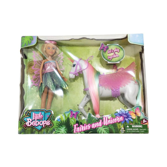 Muñeca Little Bebops Hada + Unicornio