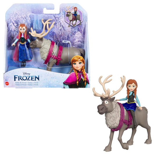 Juego de Figuras de Anna y Sven de Frozen