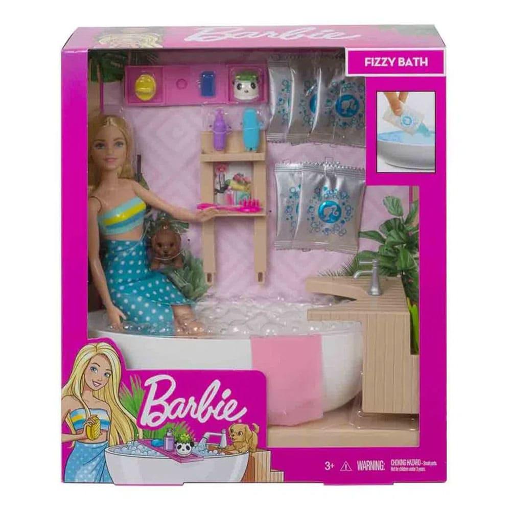 Muñeca Barbie Spa Baño Con Espuma