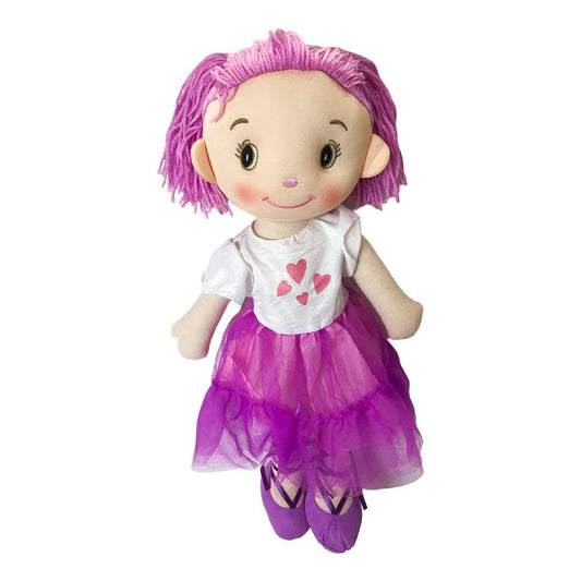 Muñeca de Trapo Bairong Bailarina C/Corazones