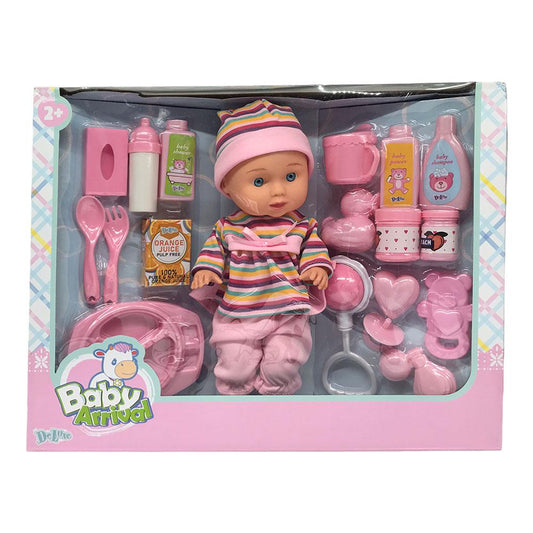 Muñeca Bebé Deluxe Con Accesorios - Surtido