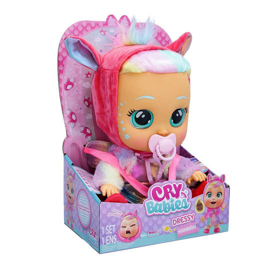Muñeca Cry Babies Dressy Fantasy Hannah