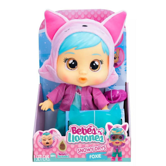 Muñeca Cry Babies Snowy Days Foxie
