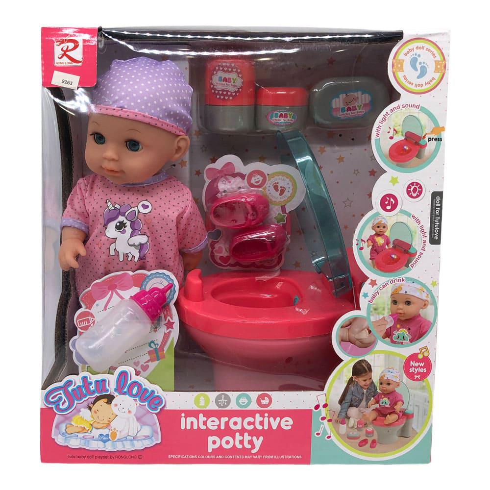 Muñeca Bebé Tutu Love Con Accesorios y Sonidos