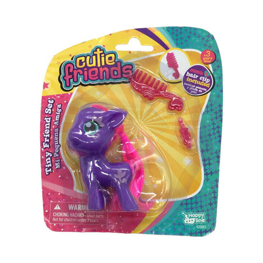Pony Cutie Friends de 8 Cm Con Accesorios
