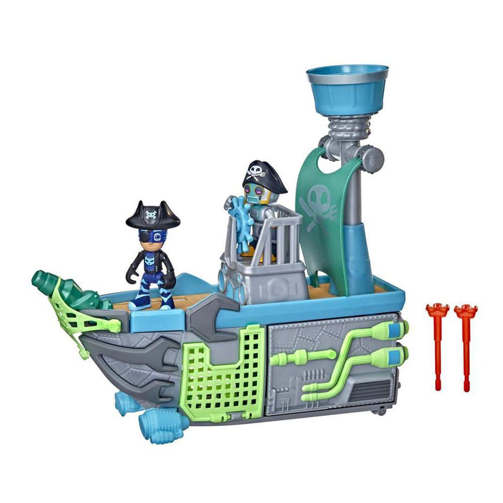 Barco Pirata Del Cielo Pj Masks Con Figura