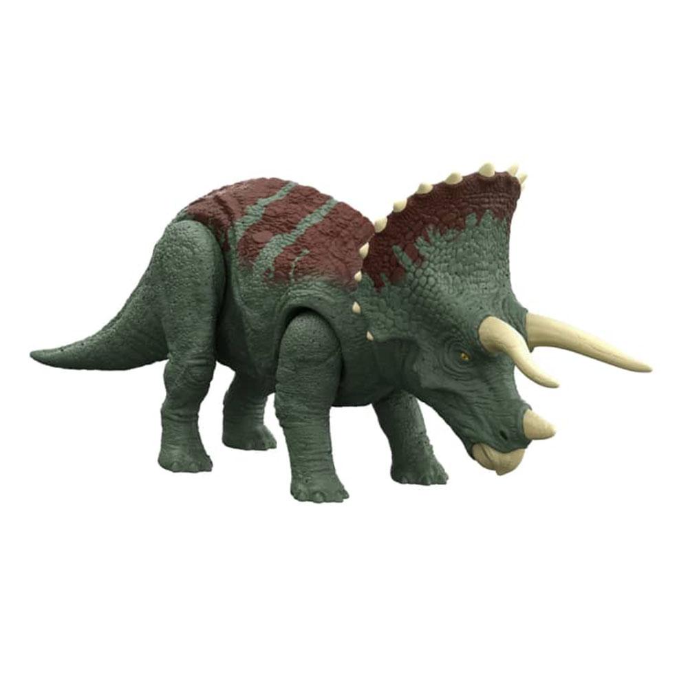 Dinosaurio Triceratops Ruge y Ataca