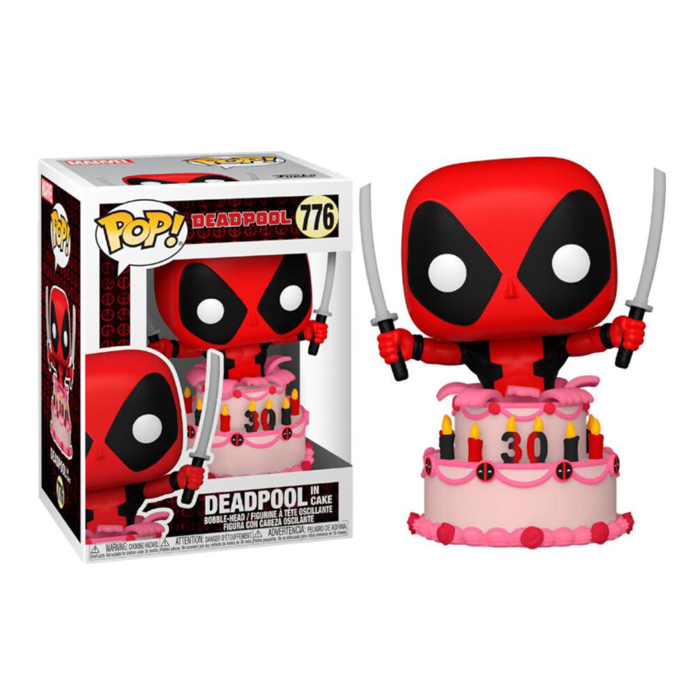 Funko Pop Marvel Deadpool In Cake