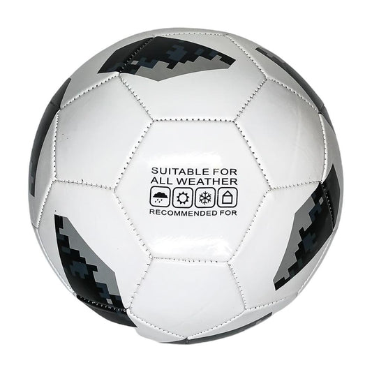 Balón de Fútbol Mays 5 Blanco con Negro 8"