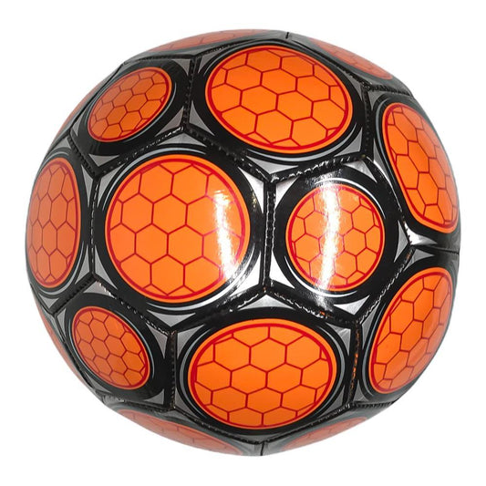 Balón de Fútbol Mays 5 Naranja con Negro 8"