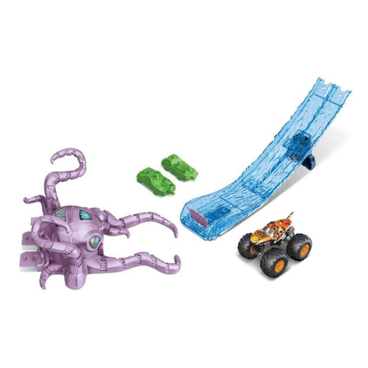 Pista Hot Wheels Monster Truck Amenaza del Pulpo