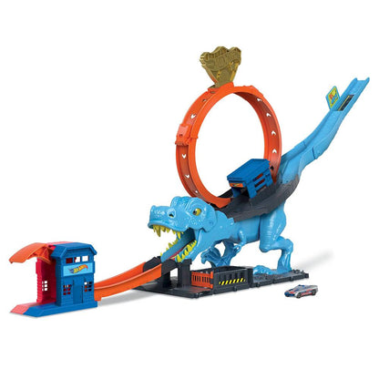 Pista Hot Wheels City T-Rex Devorador