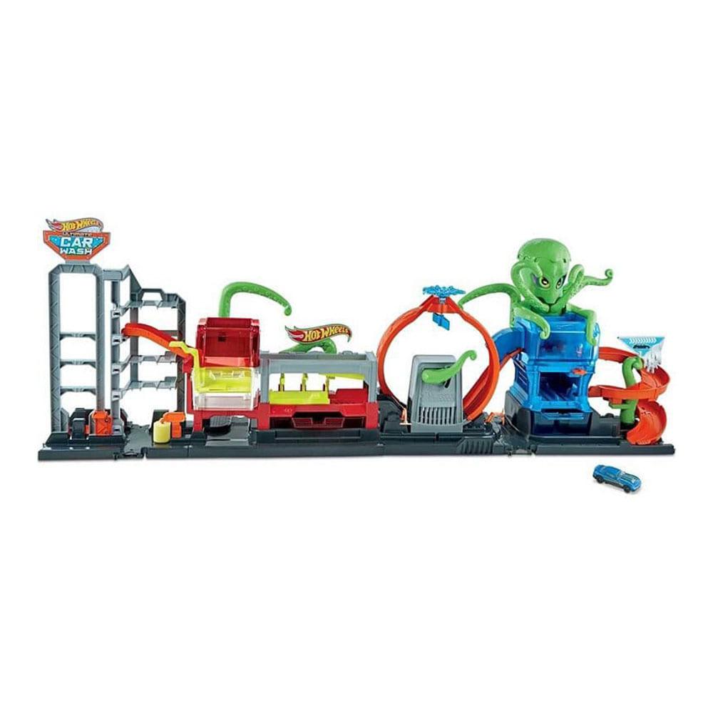 Pista Autolavado Hot Wheels Ataque Extremo