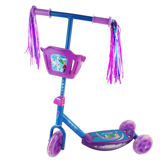 Scooter Baby Frozen de 3 Ruedas Con Luz y Música