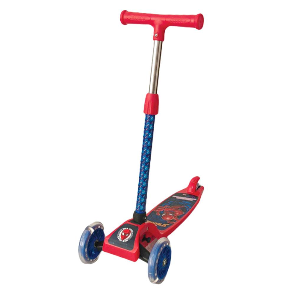 Scooter Spiderman Ruedas Con Luz
