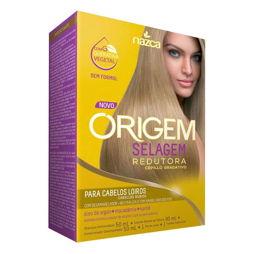 Keratina Nazca Origem Sellado Reductor Cabello Rubio