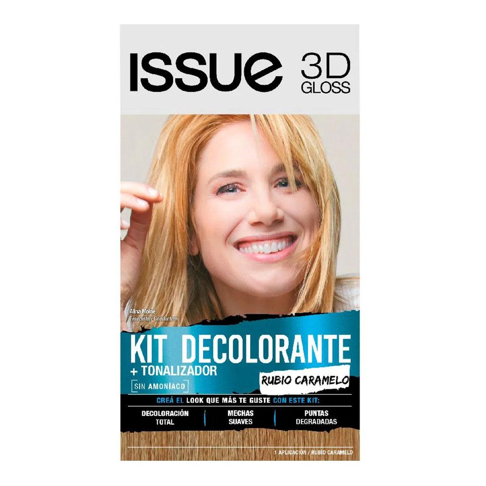 Kit Decolorante Issue 3D Rubio Caramelo