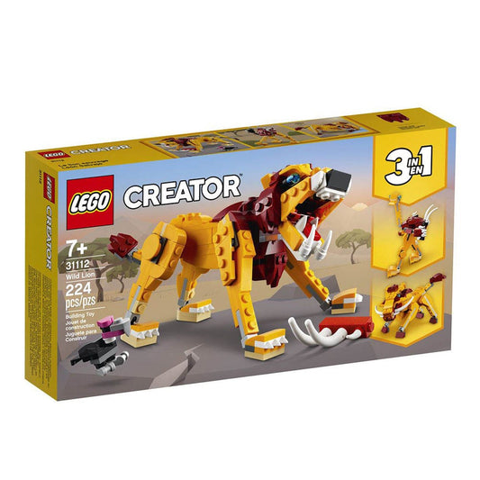 Lego Creador León Salvaje 224 piezas