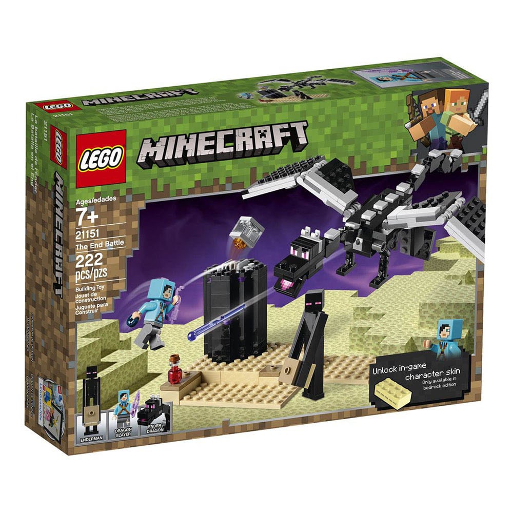 Lego Minecraft La Batalla en el End 222 piezas