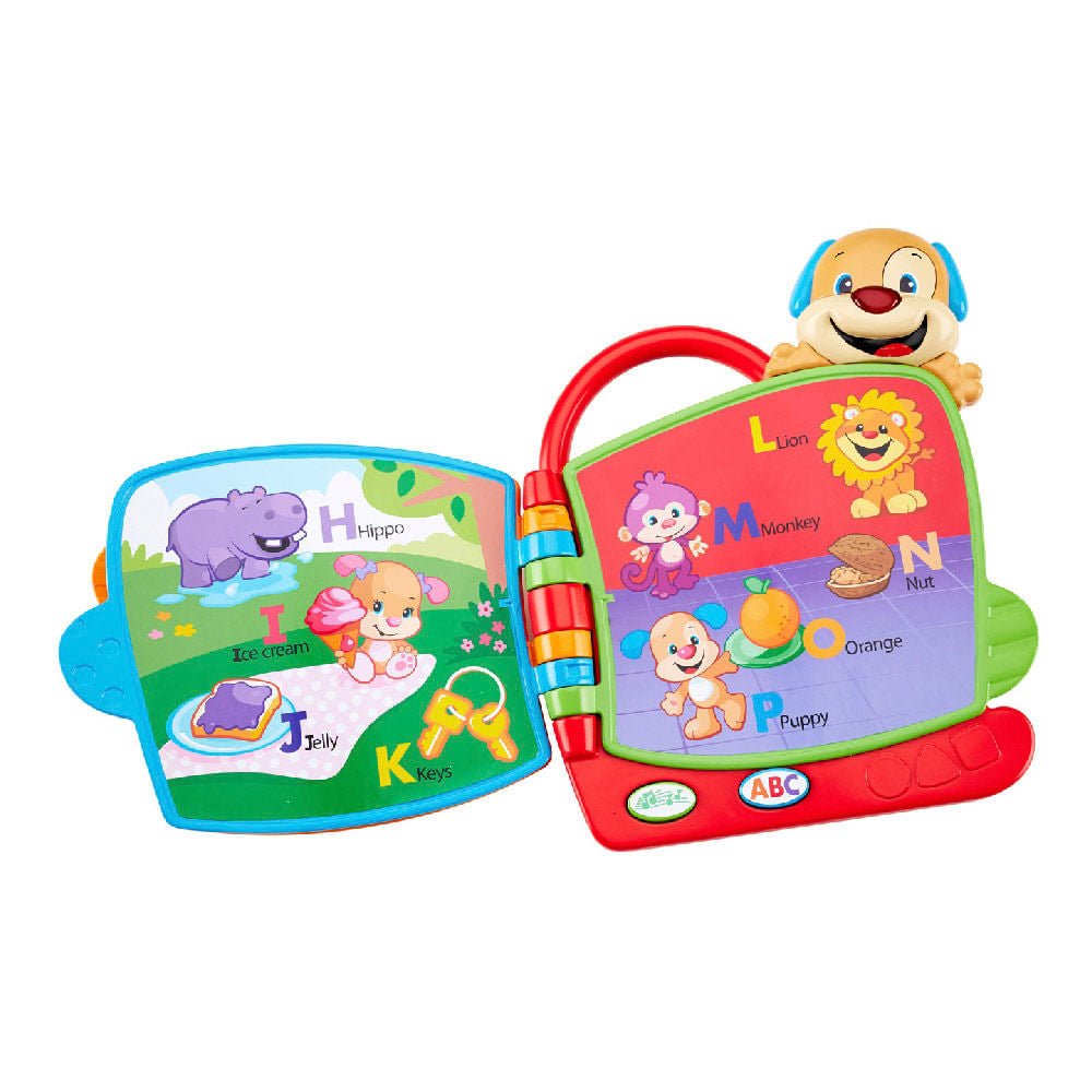 Libro ABC De Perrito Fisher-Price Ríe y Aprende