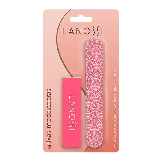 Lima Para Uñas Lanossi Modeladora 2 Piezas