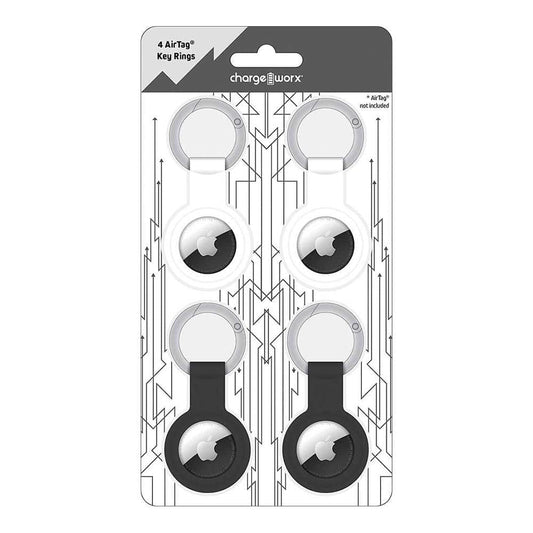 Llavero Chargeworx Para AirTag Apple 4 Piezas