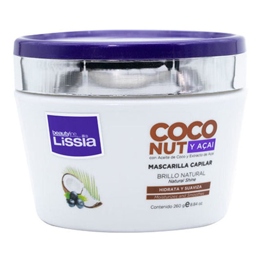 Mascarilla Capilar Lissia de Coco y Acai 260 ml