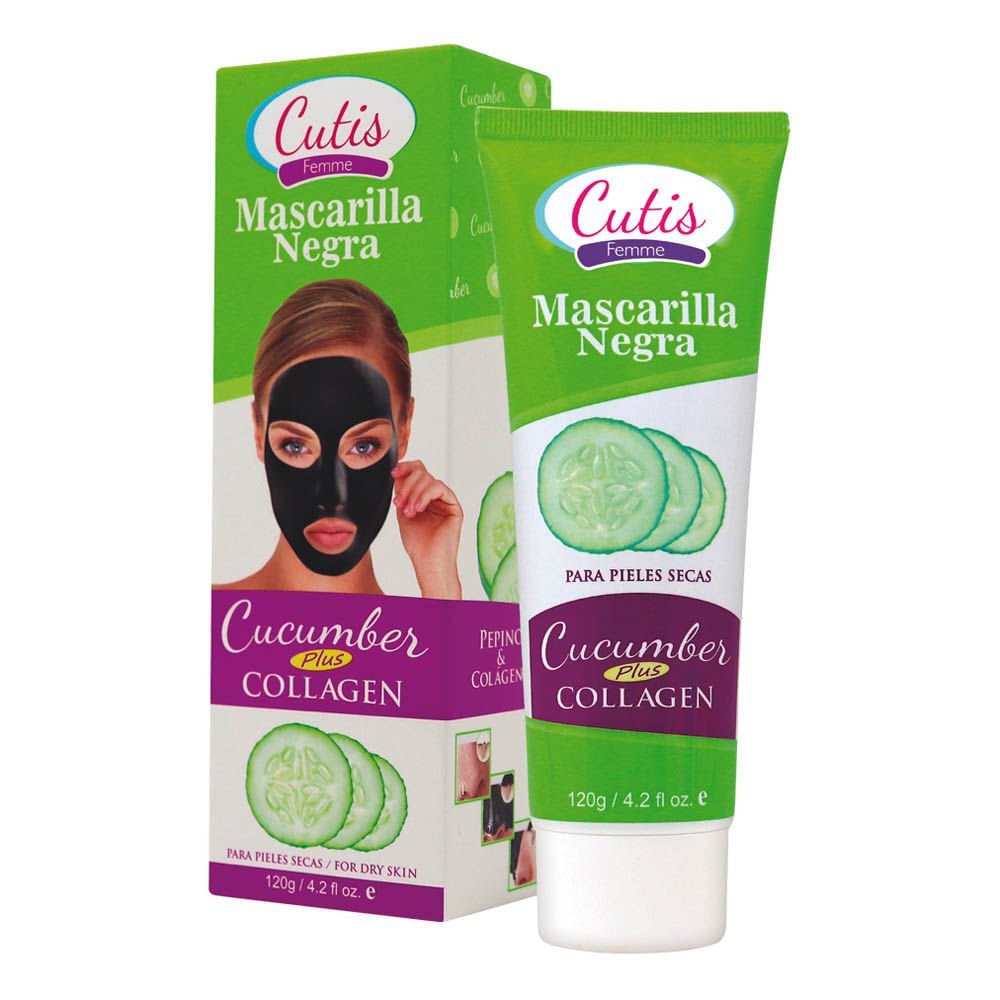 Mascarilla Facial Nevada Negra Pepino 120 g