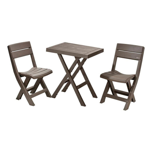 Mesa Plegable Con Sillas Rimax Barú de Plástico
