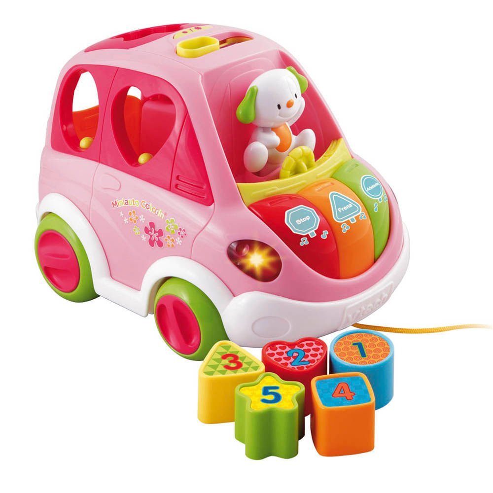 Mini Carro VTech Bebe Rosado