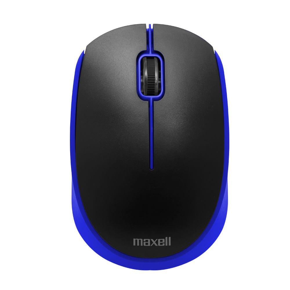 Mouse Inalámbrico Maxell Básico Óptico 2.4GHZ Azul