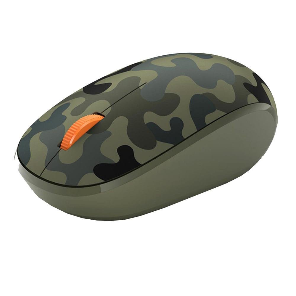 Mouse Inalámbrico Microsoft Bluetooth Laser Forest Camuflaje Verde