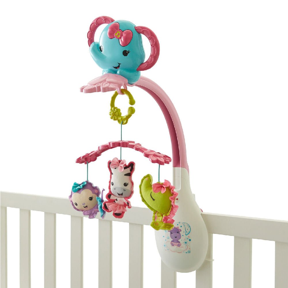 Móvil 3 en 1 Fisher-Price Jungla Rosa