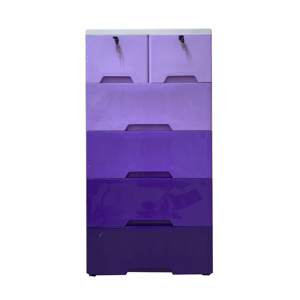 Gavetero de 5 Niveles Elements Furniture 6 Gavetas Plástico