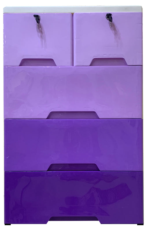 Gavetero de 4 Niveles Elements Furniture 5 Gavetas Plástico