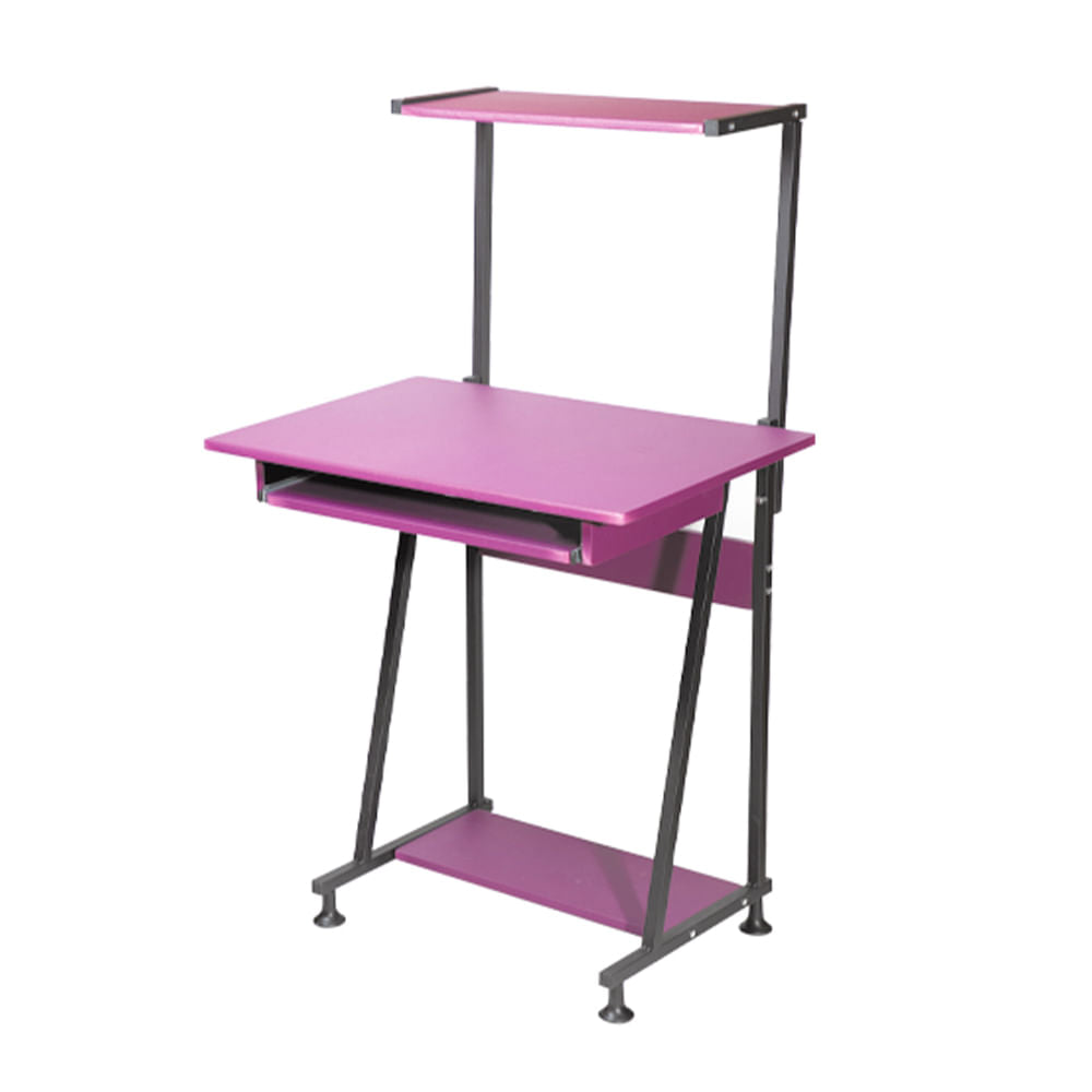 Mesa Para Computadora Elements Furniture de MDF/Metal - Morado