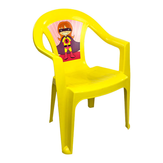 Silla Plapasa Plástica Infantil 58 cm x 34 cm