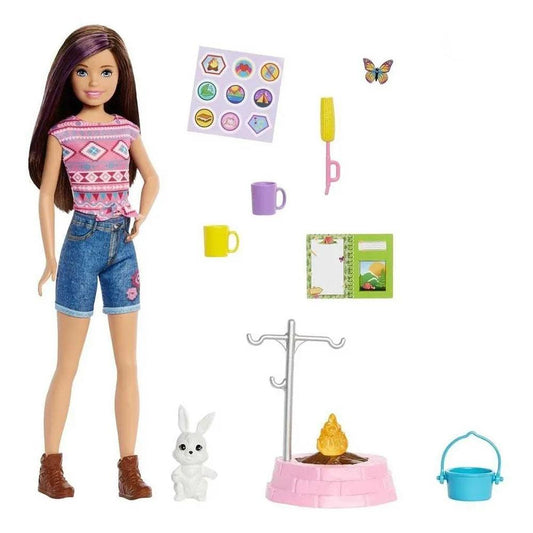 Muñeca Barbie Día de Campamento